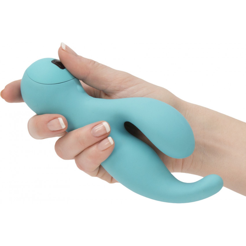 Rabbit vibrator with touch control Touch by SWAN - Solo Teal, deep vibration, for the G-spot