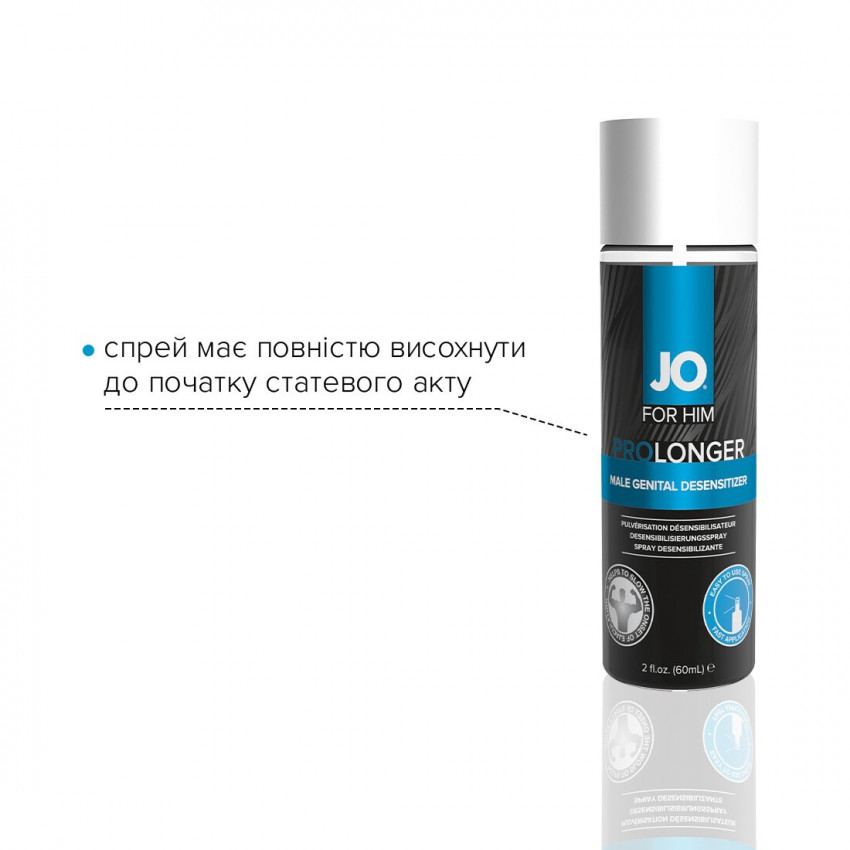 Prolonger spray JO Prolonger Spray with Benzocaine (60 ml) does not contain mineral oils