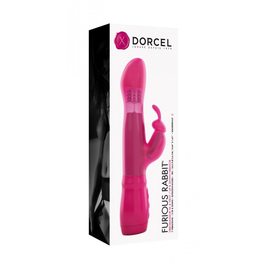 Dorcel Furious Rabbit vibrator with reciprocating head movements
