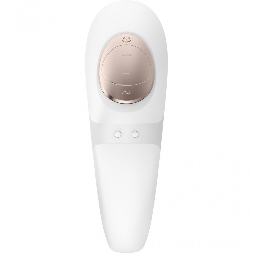 The Satisfyer Pro 4 Couples Vacuum Vibrator can be used for couple sex