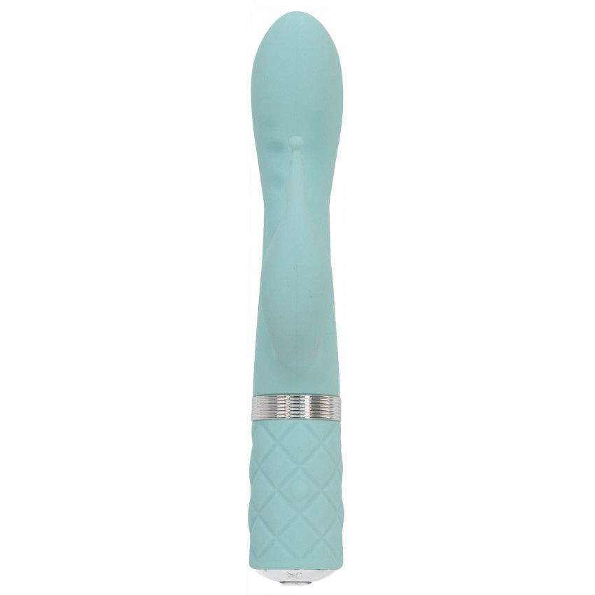 Pillow Talk luxury rabbit vibrator - Kinky Teal with Swarovski crystal, powerful