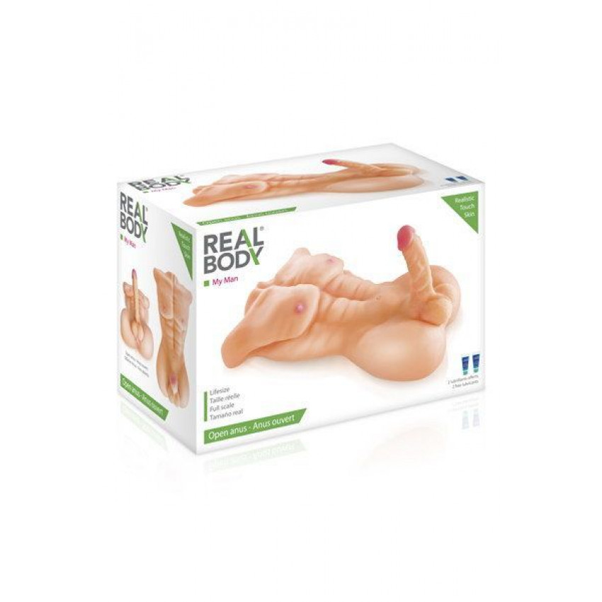 Torso of a man Real Body — My Man, penis and anus