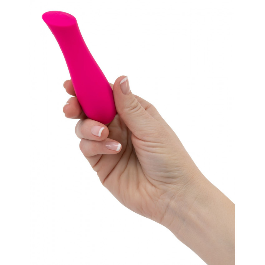 Minivibrator The Mini Swan Rose with a smooth increase in vibration intensity, silicone