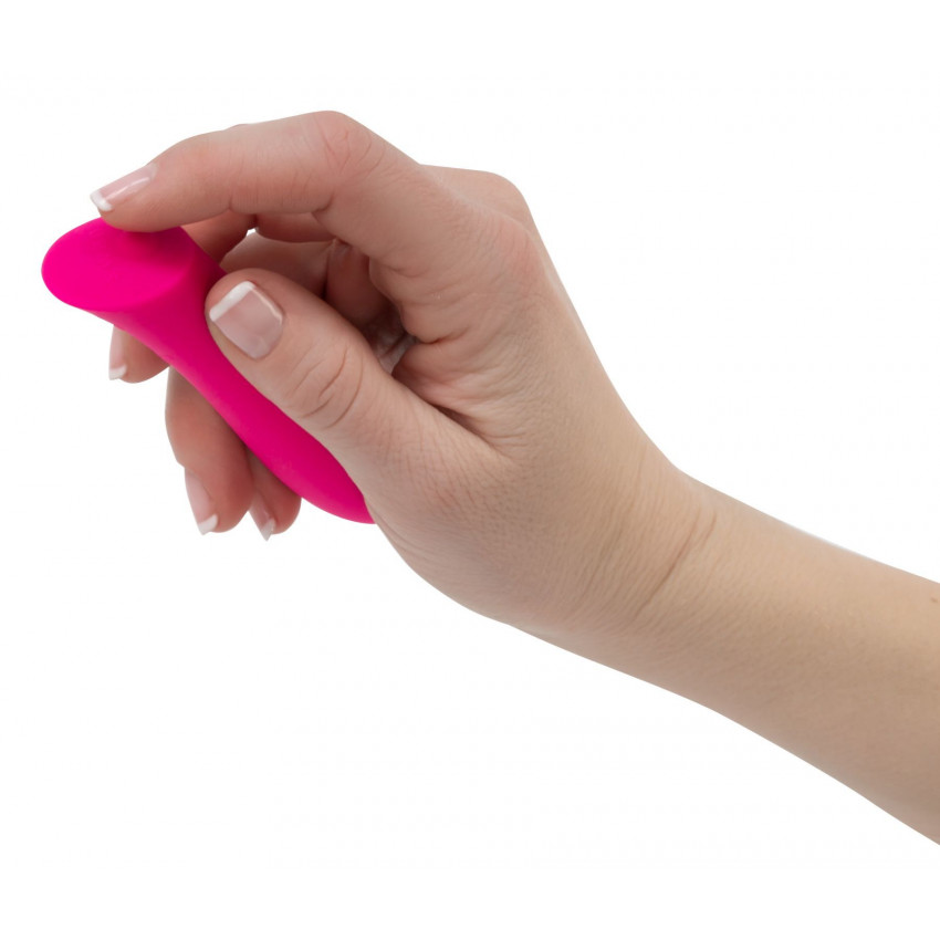 Minivibrator The Mini Swan Rose with a smooth increase in vibration intensity, silicone