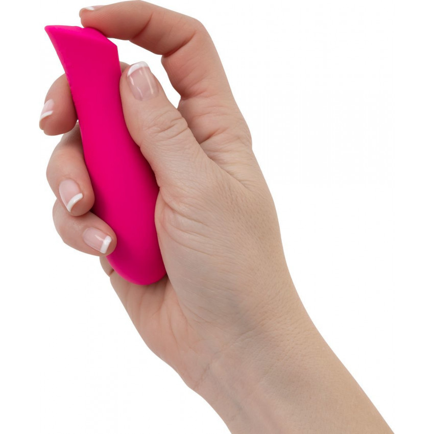 Minivibrator The Mini Swan Rose with a smooth increase in vibration intensity, silicone