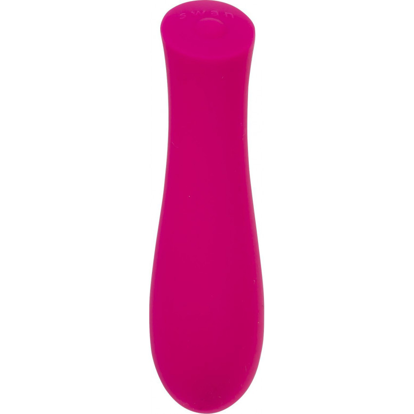 Minivibrator The Mini Swan Rose with a smooth increase in vibration intensity, silicone
