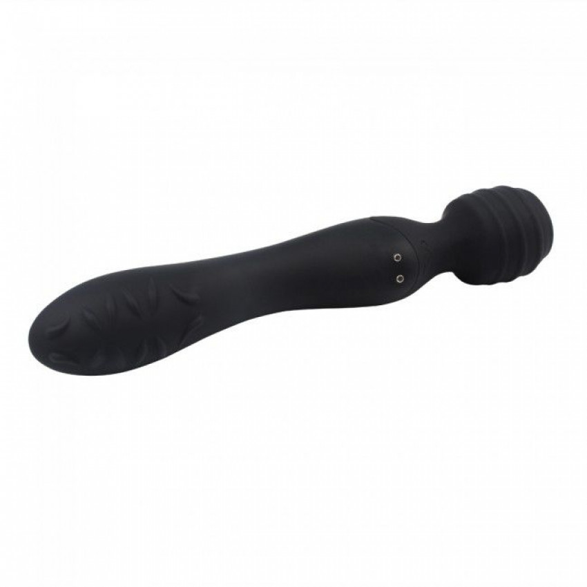 Vibrating massager 2-in-1 Love To Love TWIST Black, 2 motors, stimulating terrain, waterproof