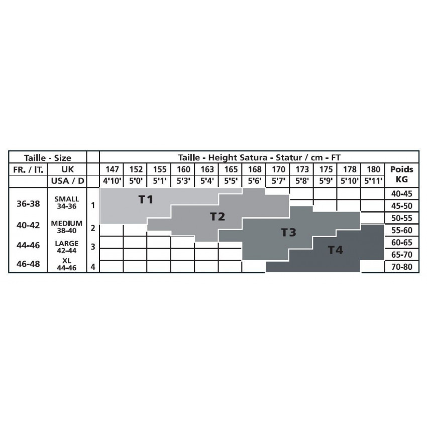 Stockings Anne De Ales DELPHINE T4 Black