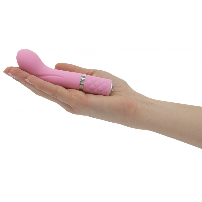 Pillow Talk Luxury G-Spot Vibrator - Racy Pink with Swarovski Crystal, Gift Wrapped