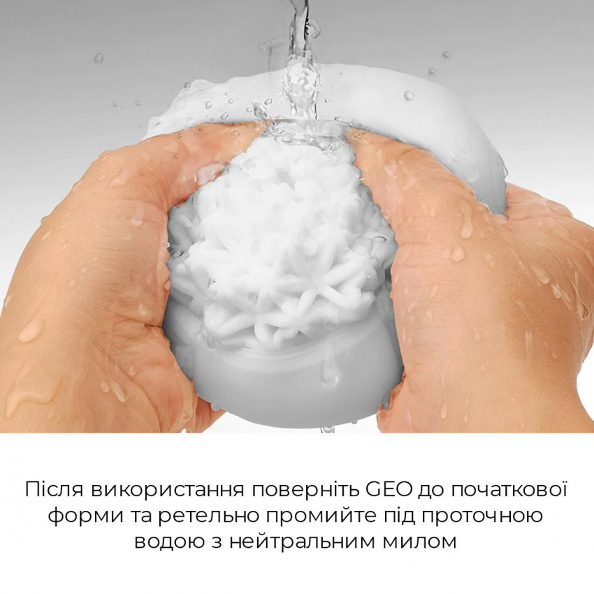 Tenga Geo Aqua masturbator, new material, gentle waves, new level of development of Tenga Egg