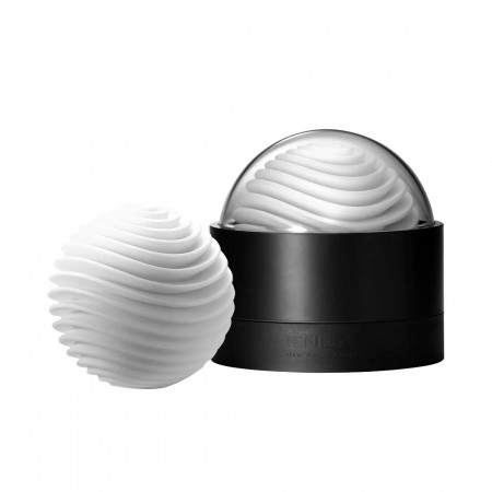 Tenga Geo Aqua masturbator, new material, gentle waves, new level of development of Tenga Egg