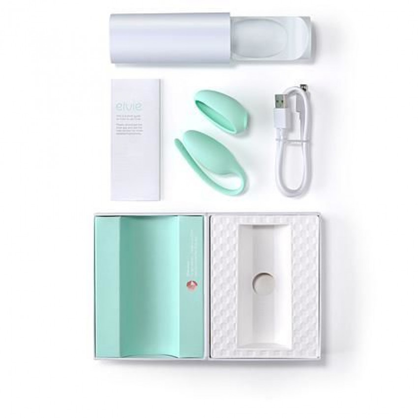 Elvie Exercise Tracker Premium Kegel Trainer, Induction Charging, PRO App, No Vibration