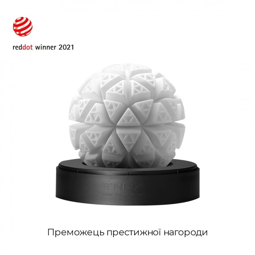 Tenga Geo Glacier masturbator, new material, intensive blocks, new level of development of Tenga Egg