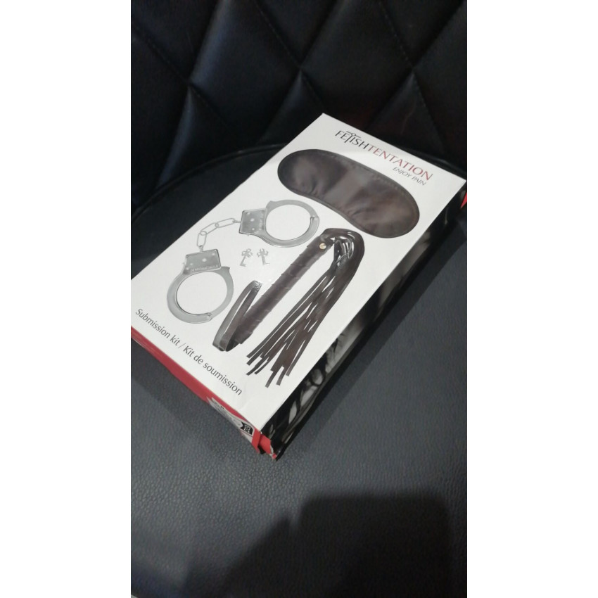 A set of BDSM accessories Fetish Tentation Submission Kit (crumpled packaging!!!)