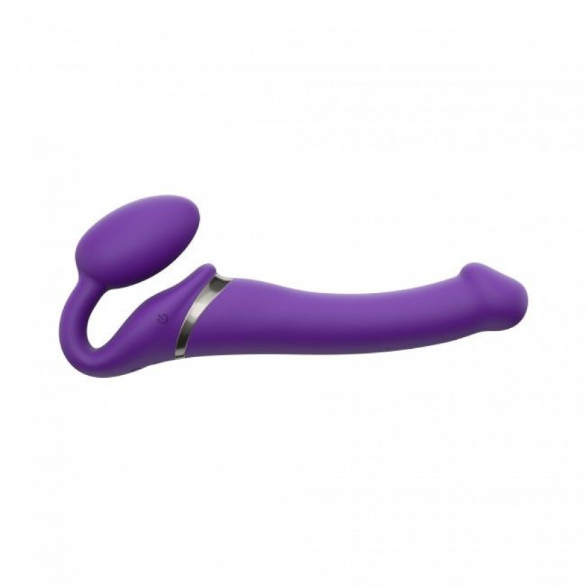 Strap-On-Me Vibrating Violet M, diameter 3.3 cm, remote control, adjustable