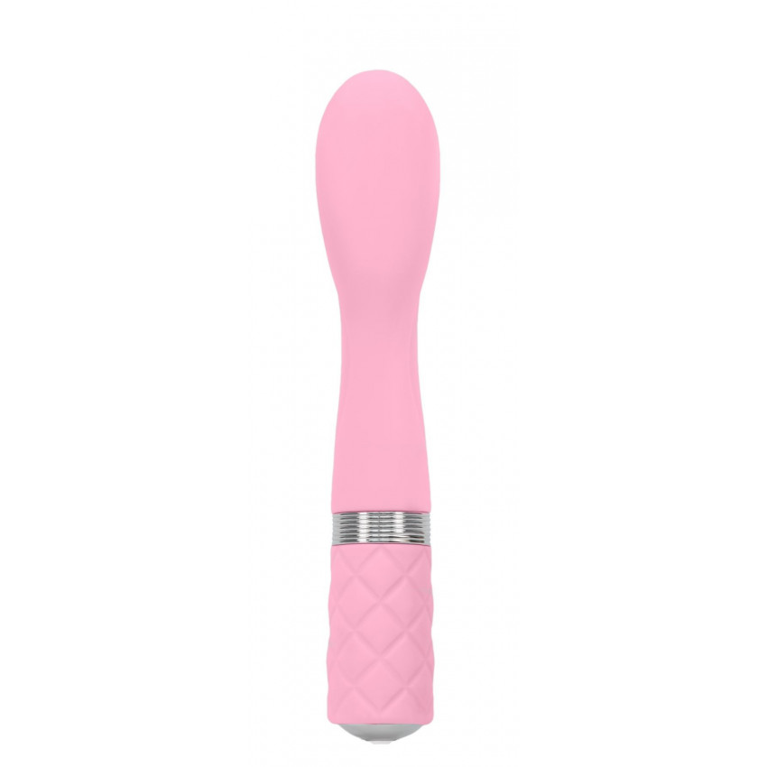 Pillow Talk Luxury G Spot Vibrator - Sassy Pink with Swarovski crystal, gift box