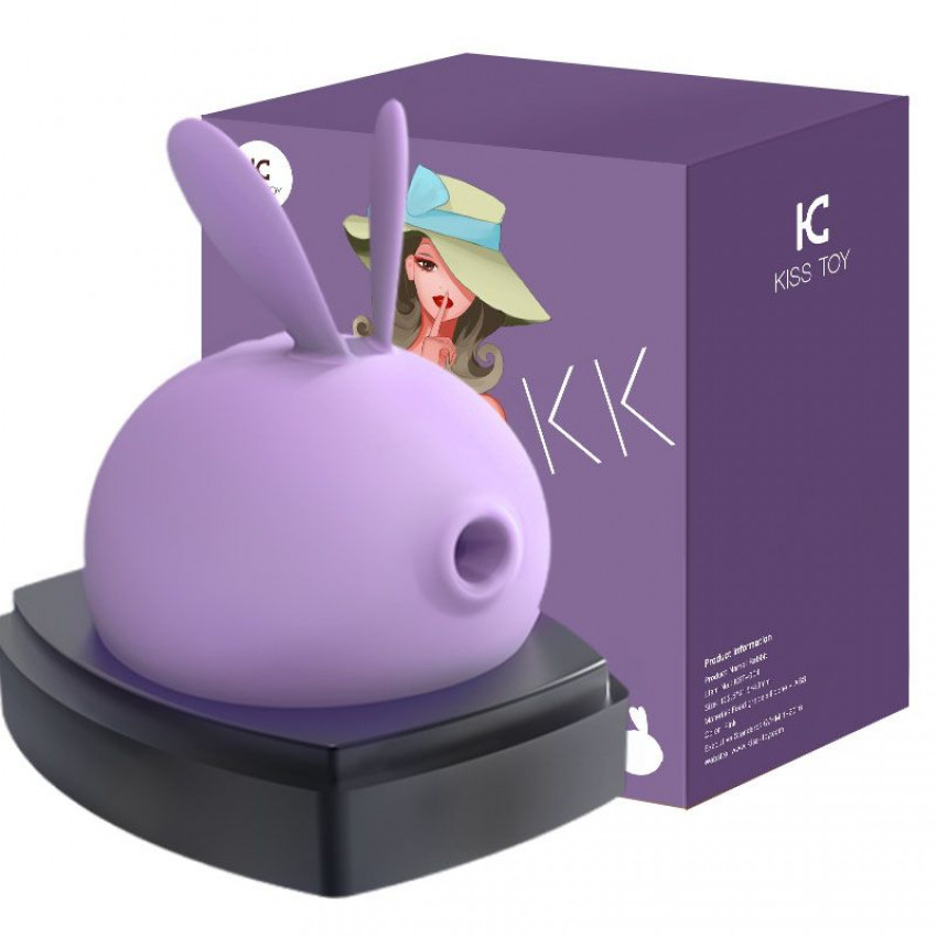 Vacuum stimulator with vibration KISTOY Miss KK Purple