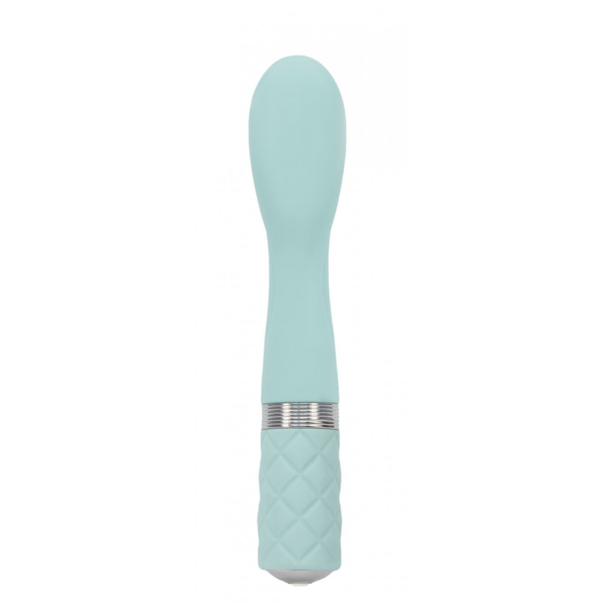Pillow Talk Luxury G Spot Vibrator - Sassy Teal with Swarovski crystal, gift box