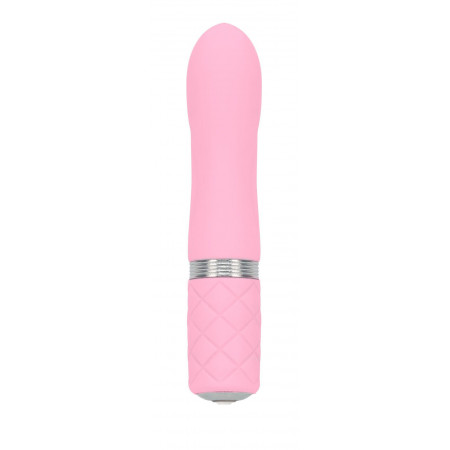 Luxurious vibrator PILLOW TALK - Flirty Pink with Swarovski crystal, flexible head Luxurious vibrator PILLOW TALK - Flirty Pink with Swarovski crystal, flexible head
