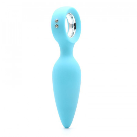 Anal vibrating plug KISTOY Orville Blue, diameter 3 cm Anal vibrating plug KISTOY Orville Blue, diameter 3 cm