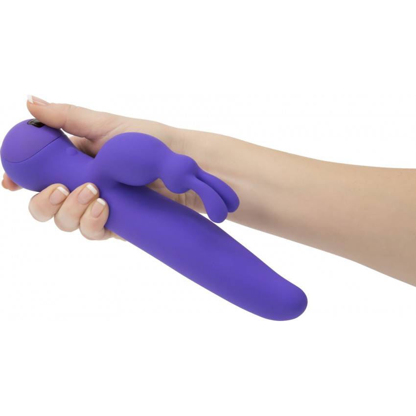 Rabbit vibrator with touch control and rotation Touch by SWAN - Duo Purple, deep vibration