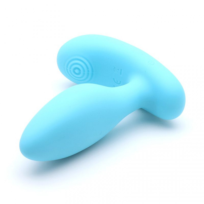 KISTOY Gordon Blue vibrating plug and prostate massager 2 in 1 with remote control, flexible leg
