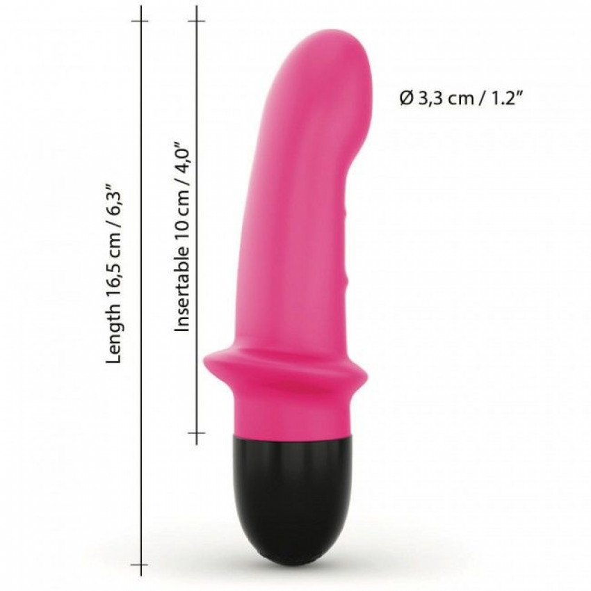 Dorcel Mini Lover Magenta 2.0 Rechargeable Vibrator for G Spot and Prostate Massage