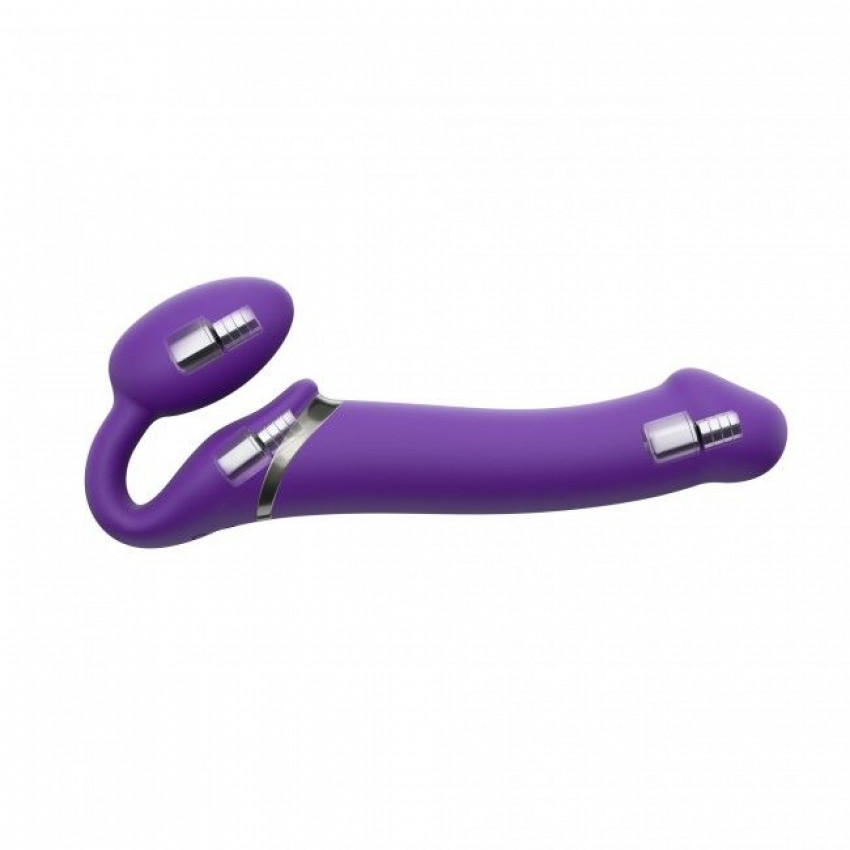 Strap-On-Me Vibrating Violet L, diam. 3.7 cm, remote control, adjustable