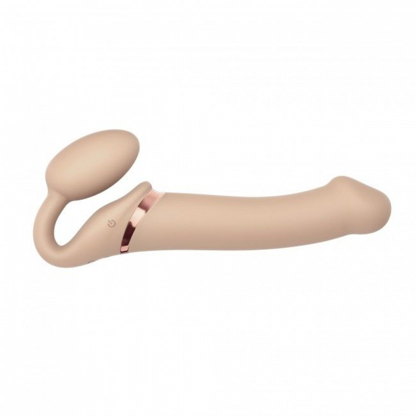 Strap-On-Me Vibrating Flesh L, diameter 3.7 cm, remote control, adjustable